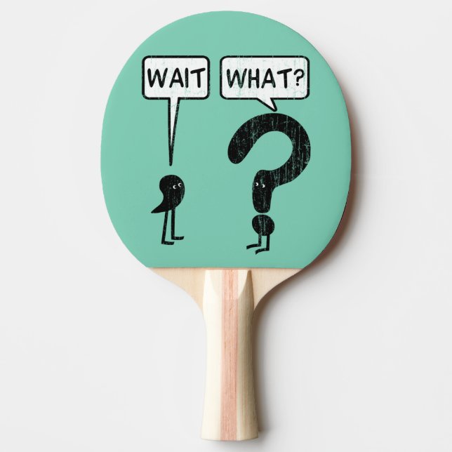Raquette De Ping Pong Attente, ce qui ? (Devant)