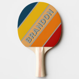 Raquette De Ping Pong Aurora Arcade Gras Rayé avec Nom