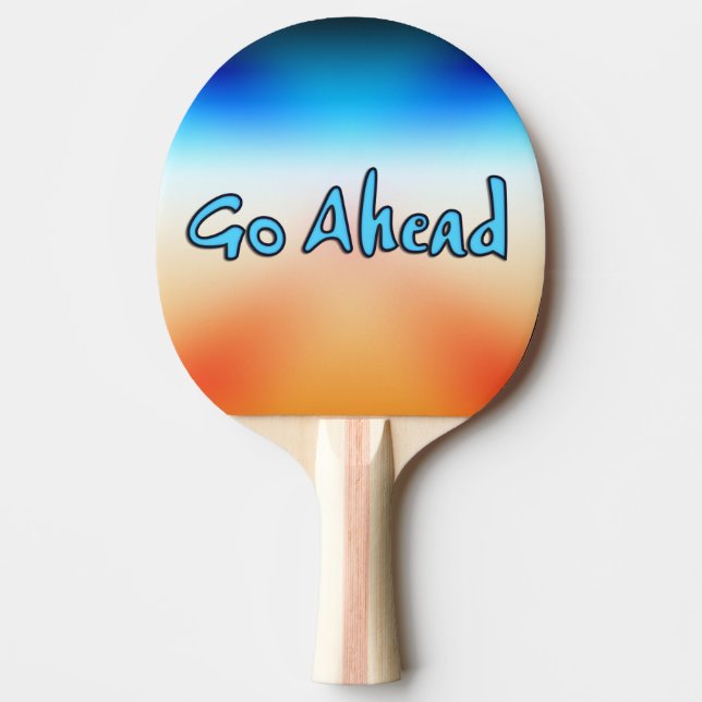 Raquette De Ping Pong Avancer (Devant)