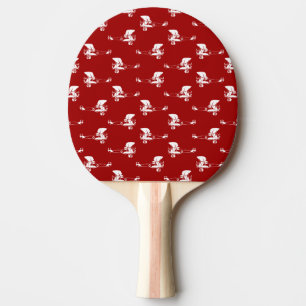 Raquette De Ping Pong Avion vintage d'avion de conception antique
