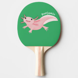 Raquette De Ping Pong axolotl rose pâle