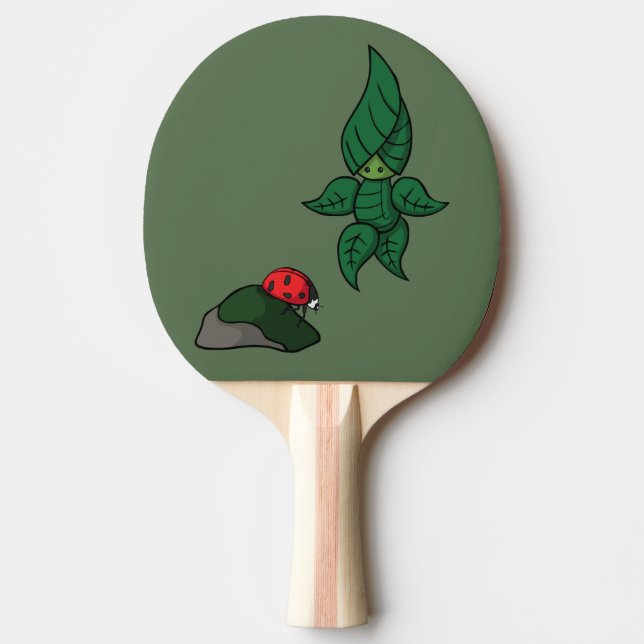 Raquette De Ping Pong Balade dans la pagaie de Ping Pong Woods (Devant)