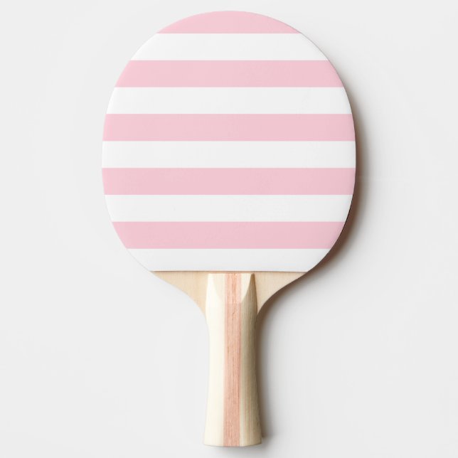 Raquette De Ping Pong Bandes blanches et roses millénaires (Devant)
