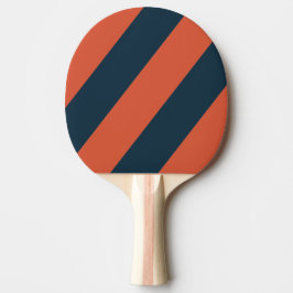 Raquette De Ping Pong Bandes en gras rétro Turquoise