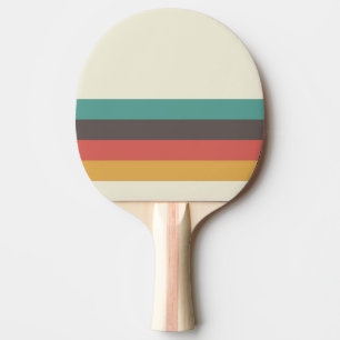 Raquette De Ping Pong Bandes rétro classiques