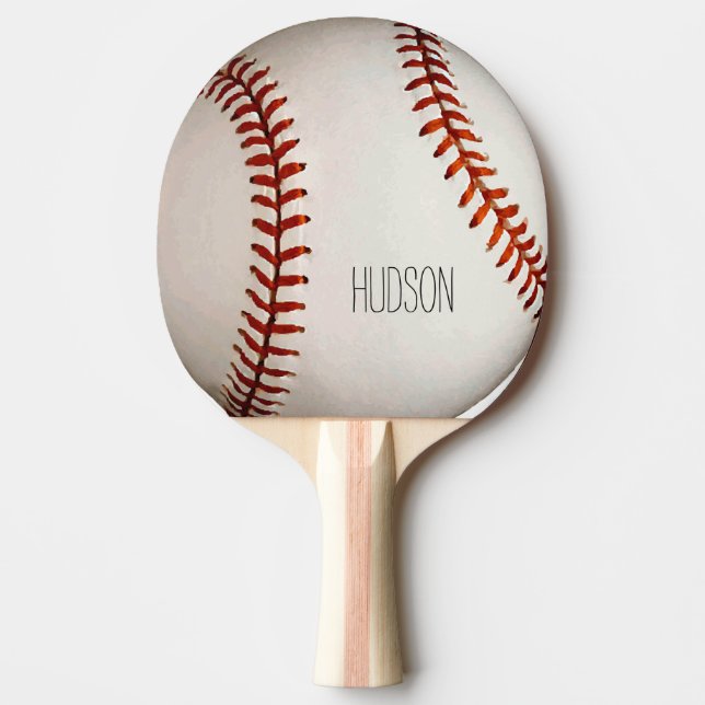 Raquette De Ping Pong Baseball personnalisé (Devant)