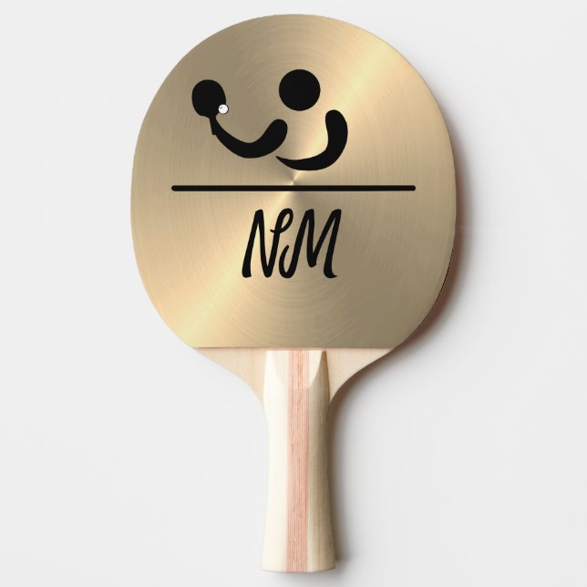 Raquette De Ping Pong Bat de tennis de table personnalisé (Devant)