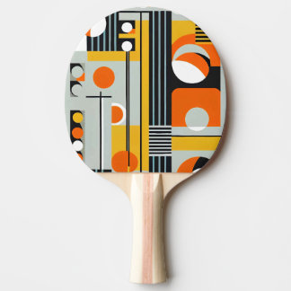 Raquette De Ping Pong Bauhaus Conception géométrique 01 Parfait Pour