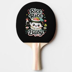 Raquette De Ping Pong Bébé Riz Kawaii Sushi