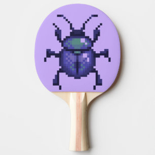Raquette De Ping Pong Beetle scarabée, quatre pixels