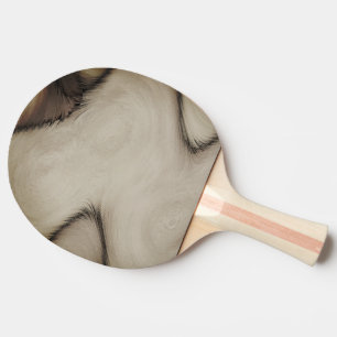 Raquette De Ping Pong Belle abstraction laisse une impression durable