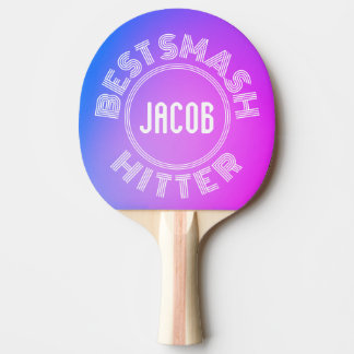 Raquette De Ping Pong BEST SMASH HITTER Gradient Design simple