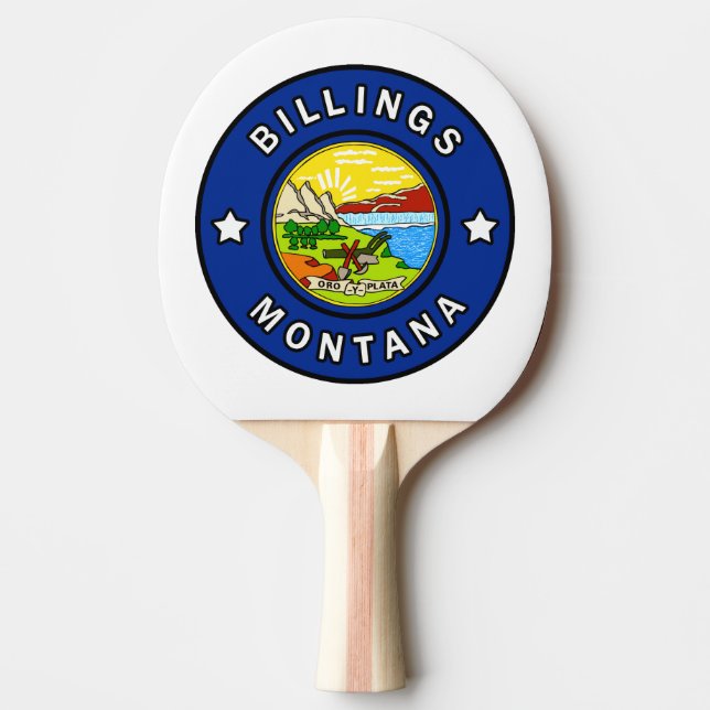 Raquette De Ping Pong Billings Montana (Devant)