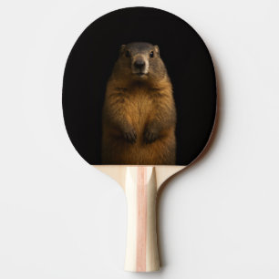 Raquette de ping pong Black 4 Luxe, Marmotte Fluff