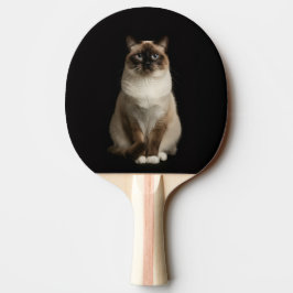 Raquette De Ping Pong Black 4 Luxe ping pong paddle, Birmanese Cat