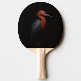 Raquette De Ping Pong Black 4 Luxe ping pong paddle, Reddish Egret