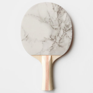 Raquette De Ping Pong Blanc marbre