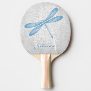 Raquette De Ping Pong Bleu dragonfly - Pagaie de ping personnalisée