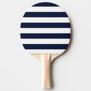 Raquette De Ping Pong Bleu et blanc de la marine de minuit