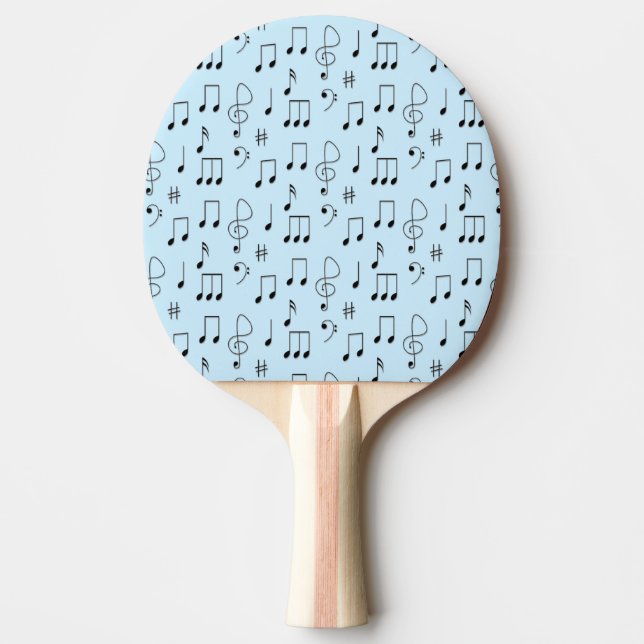 Raquette De Ping Pong Bleu juste noté (Devant)