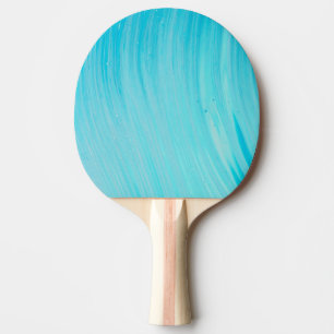 Raquette De Ping Pong Bleu Tube Vague Cool Eau Turquoise
