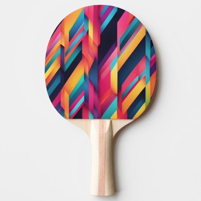 Raquette De Ping Pong Blocs de couleurs vives (Devant)