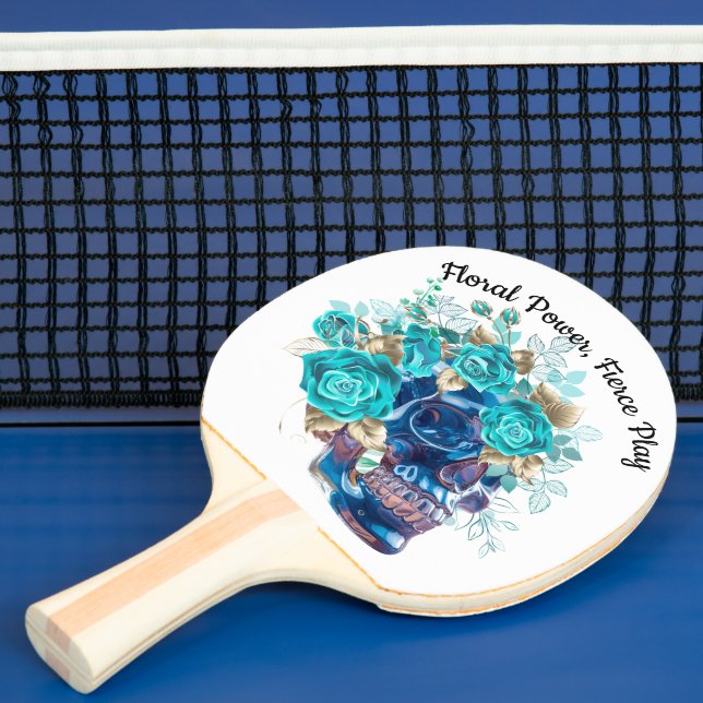 Raquette De Ping Pong Blue Bloom Requiem Ping Pong Paddle – Artistic Flo (Insitu)