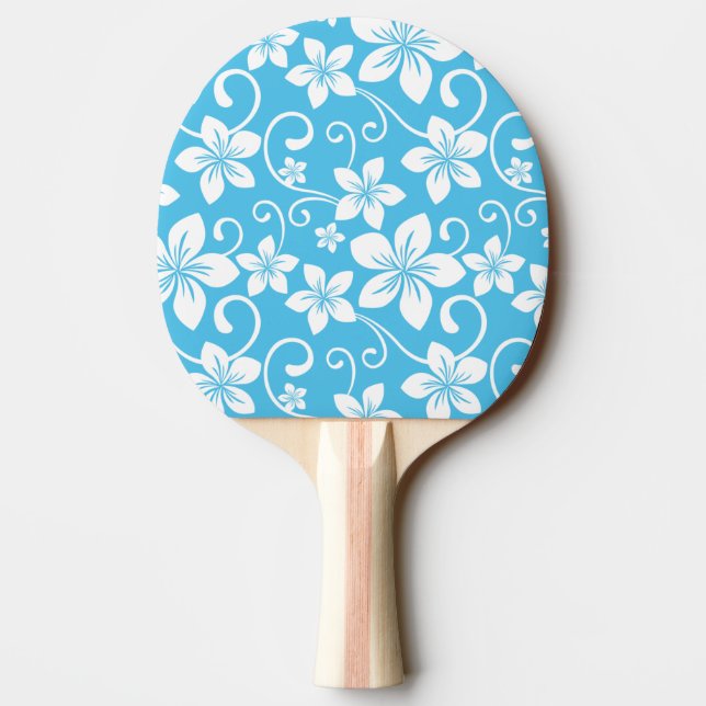 RAQUETTE DE PING PONG BLUE HAWAII PATTERN (BLUE) (Dos)