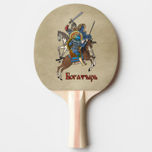 Raquette De Ping Pong Bogatyr russe médiéval