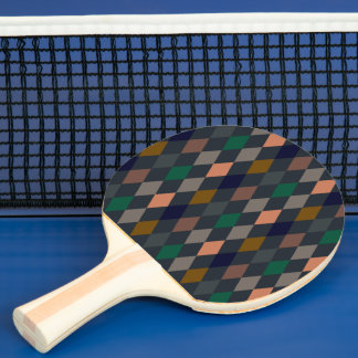 Raquette De Ping Pong Bois foncé Harlequin Diamants