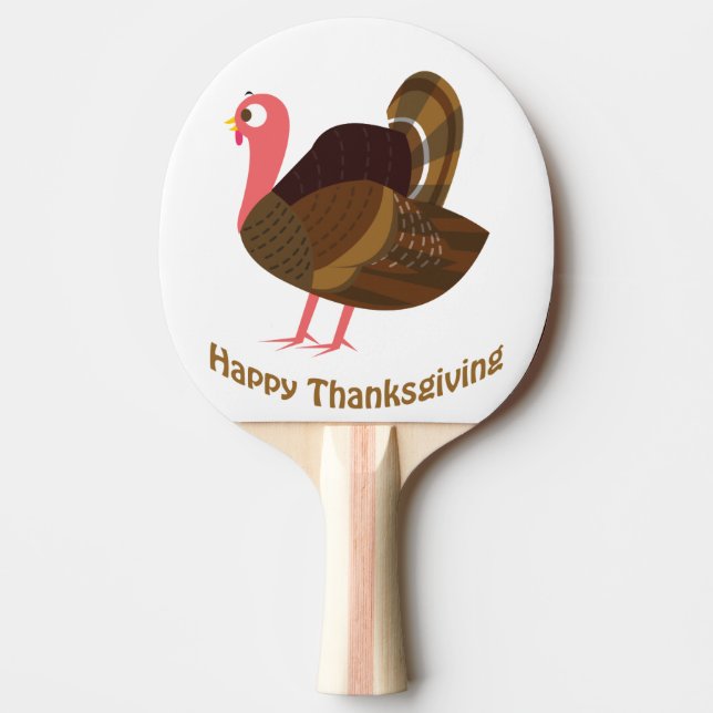 Raquette De Ping Pong bon thanksgiving ! Turquie (Devant)