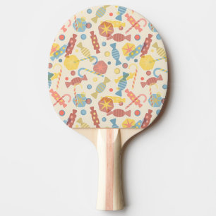 Raquette De Ping Pong Bonbons et motif de sucrerie