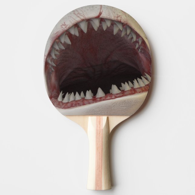 Raquette De Ping Pong Bouche de requin blanc (Devant)