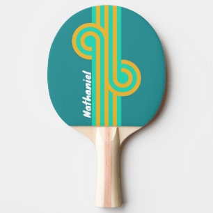 Raquette De Ping Pong Boucle Mers Ensoleillées avec Nom