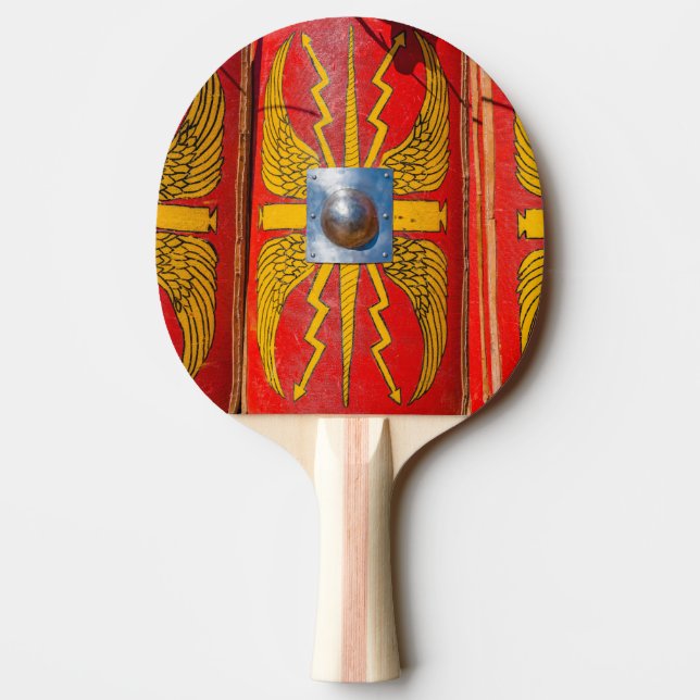 Raquette De Ping Pong Bouclier militaire romain - Scutum (Dos)