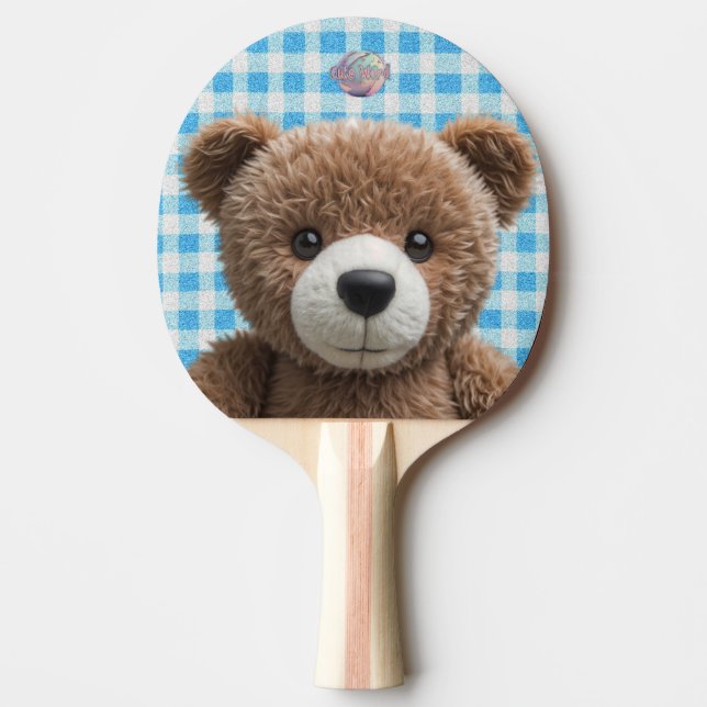 Raquette De Ping Pong Boule de ping-pong pour enfants - ours en peluche (Devant)