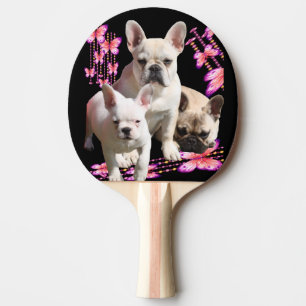 Raquette De Ping Pong Bouledogues français Papillon Bulldog
