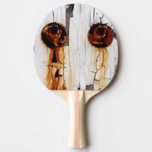 Raquette De Ping Pong Boulons rouillés Noix et Peinture