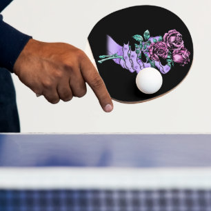Raquette De Ping Pong Bouquet gothique Ping Paddle