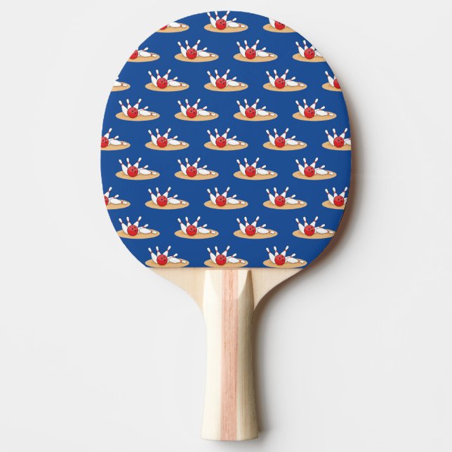 Raquette De Ping Pong Bowling Ball Stritles Motif (Devant)