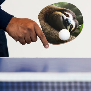 Raquette De Ping Pong Brown Fuzzy