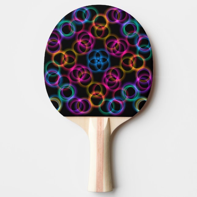 Raquette De Ping Pong Bulles arc-en-ciel (Devant)