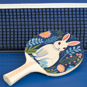 Raquette De Ping Pong Bunny Floral