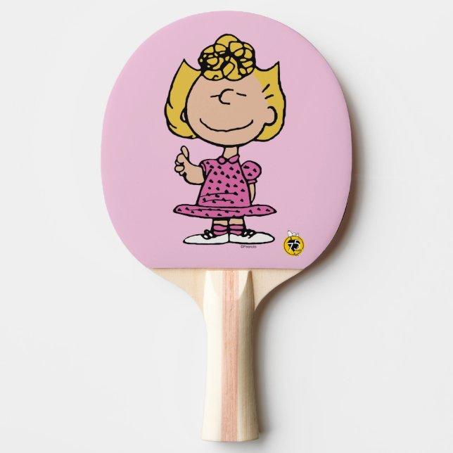 Raquette De Ping Pong cacahuètes | Sally Super Smile (Devant)