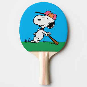 Raquette De Ping Pong cacahuètes Snoopy at Bat