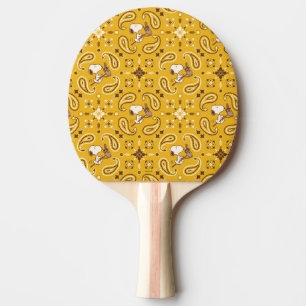 Raquette De Ping Pong cacahuètes   Snoopy Bandana Cowboy