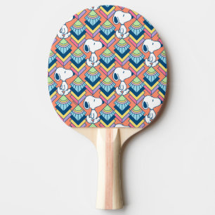 Raquette De Ping Pong cacahuètes   Snoopy Deco Dreams Motif