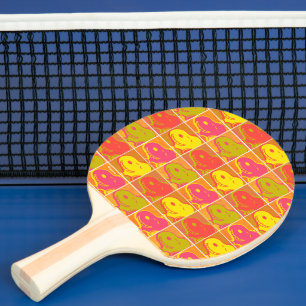 Raquette De Ping Pong cacahuètes Snoopy Pop Art Motif
