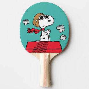 Raquette De Ping Pong cacahuètes Snoopy the Flying Ace