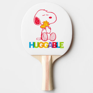 Raquette De Ping Pong cacahuètes Snoopy & Woodstock Huggable